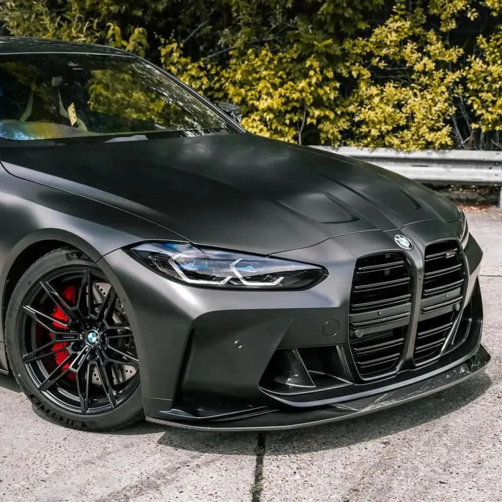 BMW G80 M3 / G82 M4 (2021–2025) – Carbon Fiber Front Lip Spoiler - Exotics Carbon Design