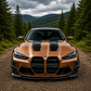 BMW G80 M3 / G82 M4 AC Style Carbon Fiber Hood - Exotics Carbon Design