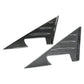 BMW G80 M3 / G82 M4 Carbon Fiber A-Pillar Triangle Cover Trim Set - Exotics Carbon Design