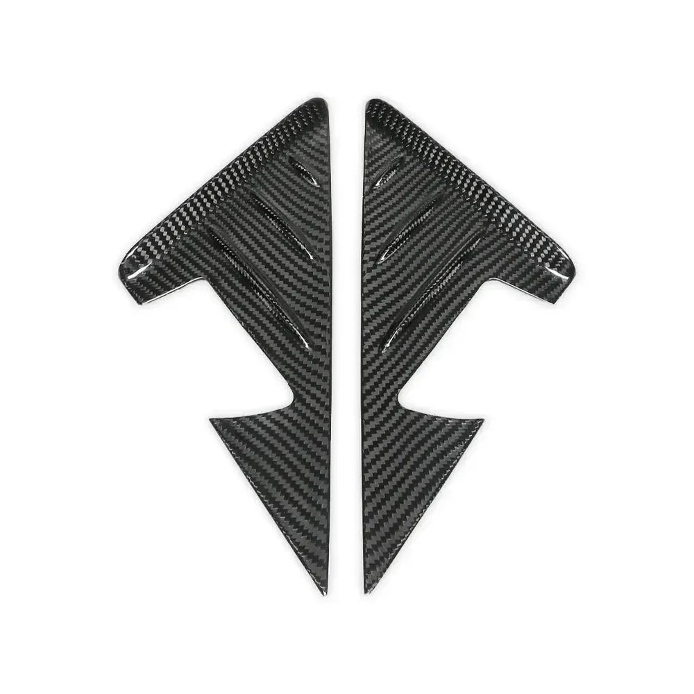 BMW G80 M3 / G82 M4 Carbon Fiber A-Pillar Triangle Cover Trim Set - Exotics Carbon Design