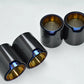 BMW G80 M3 / G82 M4 Carbon Fiber Burnt Titanium Exhaust Tips - Exotics Carbon Design