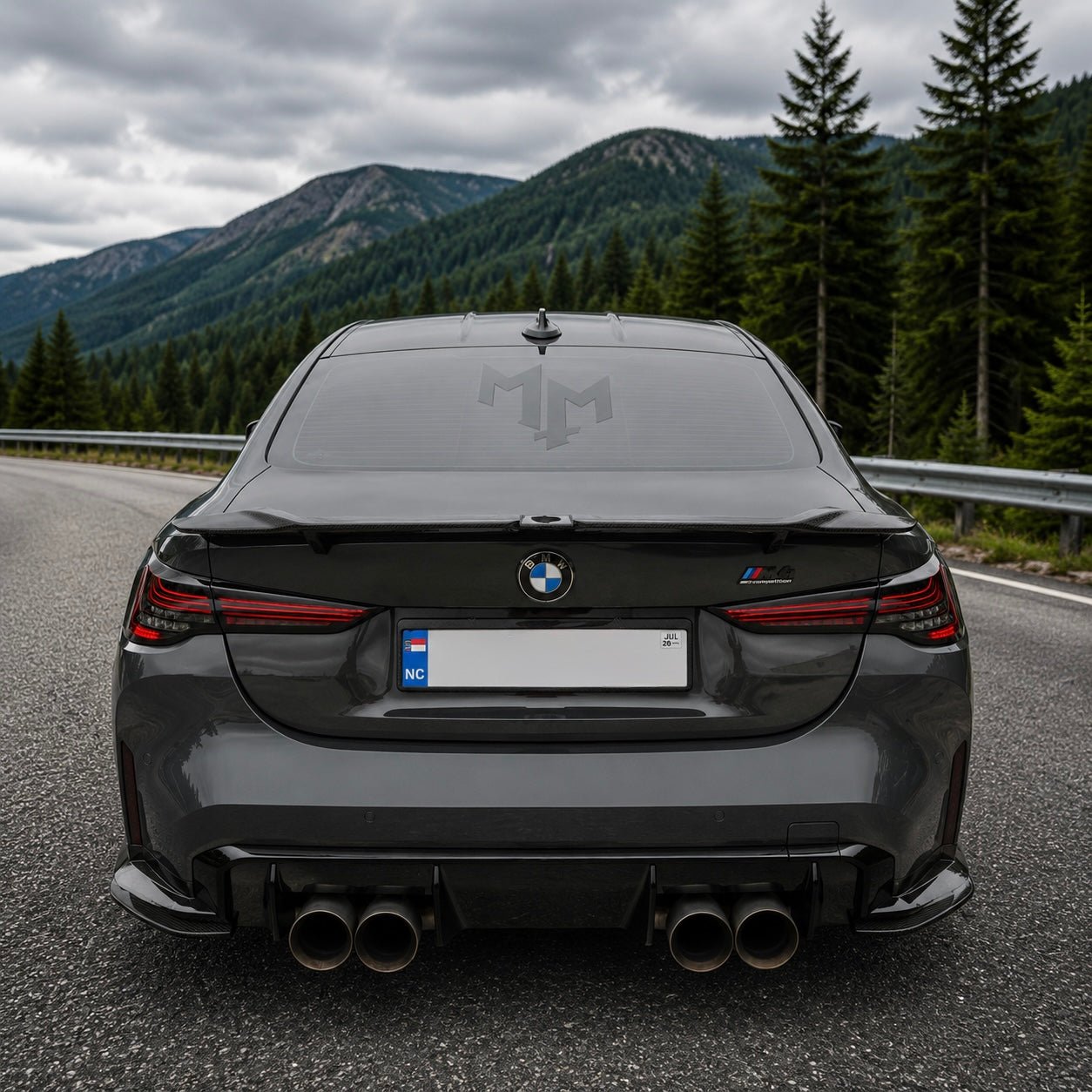 BMW G80 M3 / G82 M4 Carbon Fiber Rear Canard Extensions - Exotics Carbon Design