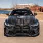 BMW G80 M3/ G82 M4 - Carbon Fiber Vented Engine Show Front Hood - Exotics Carbon Design