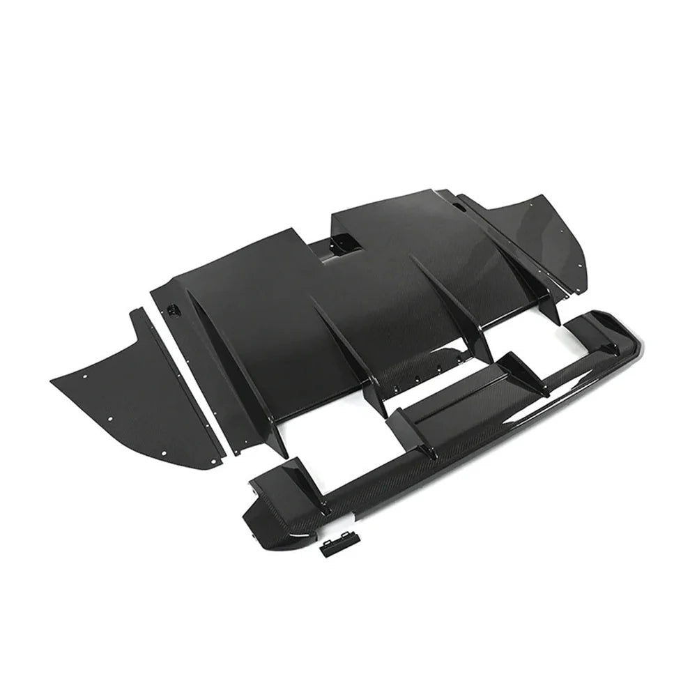 BMW G80 M3 / G82 M4 GT4 Style Carbon Fiber Rear Diffuser - Exotics Carbon Design