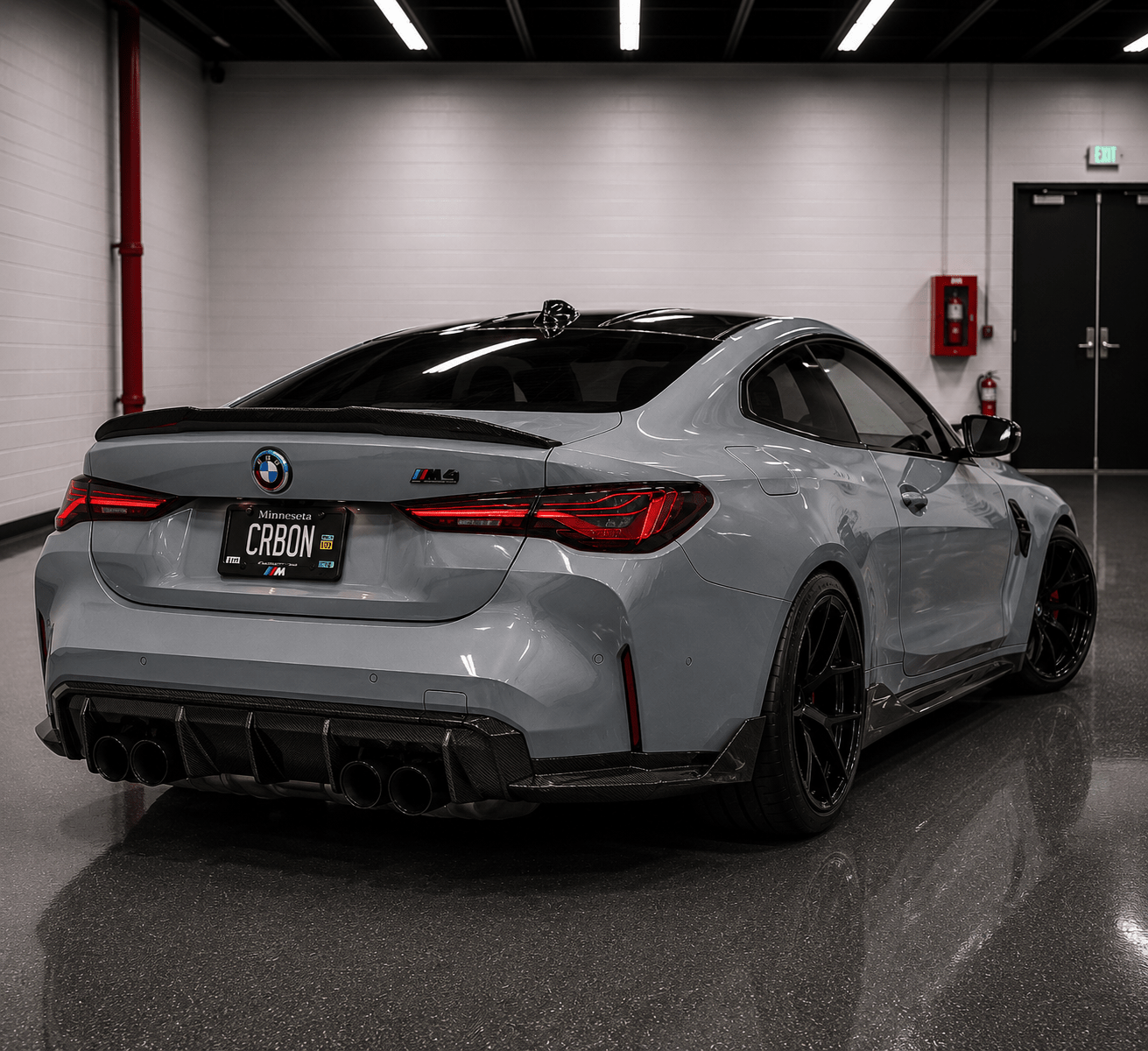 BMW G82 M4 Carbon Fiber Rear Spoiler - Exotics Carbon Design