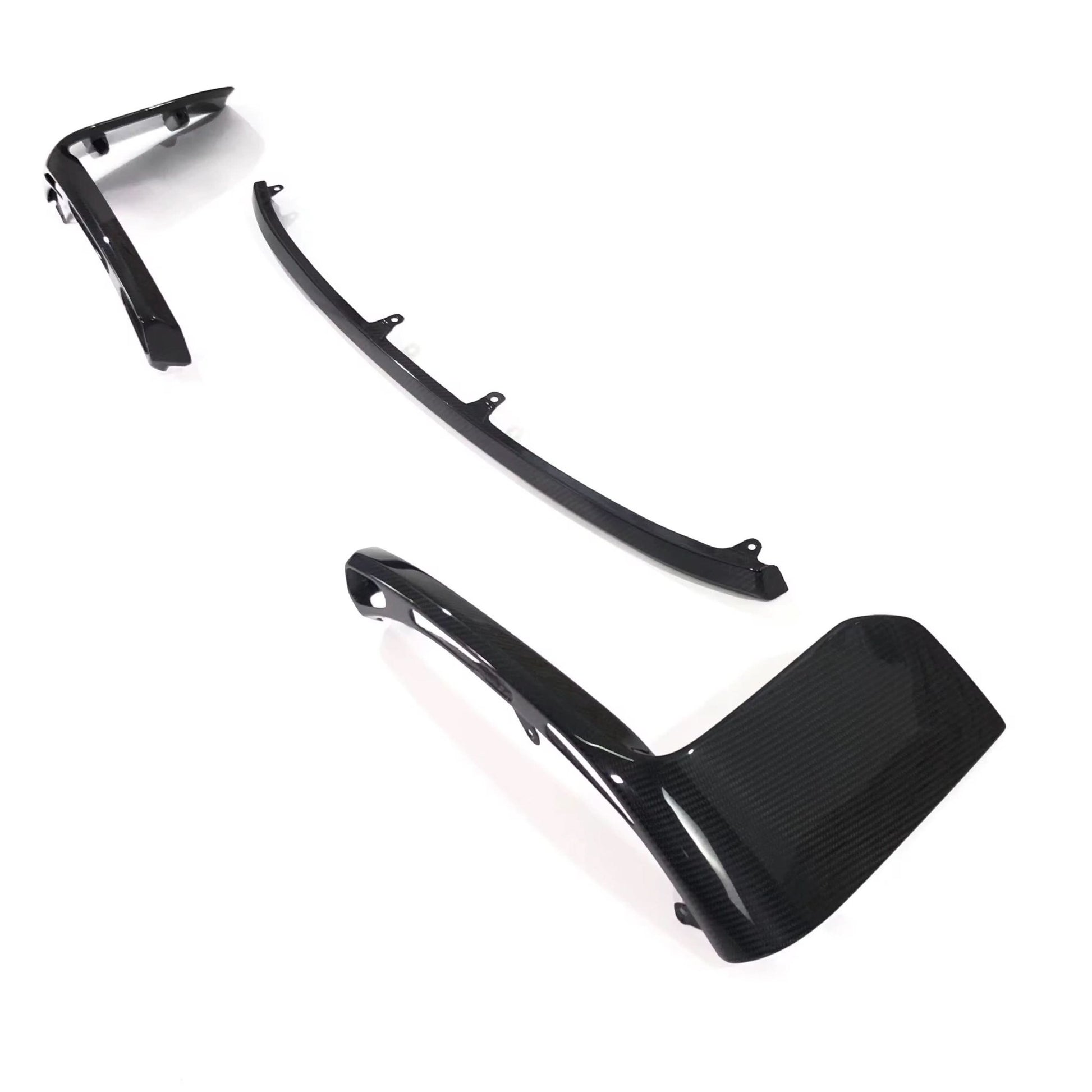 BMW M2 G87 – MP Style 3 - Piece Carbon Fiber Front Splitter Lip - Exotics Carbon Design
