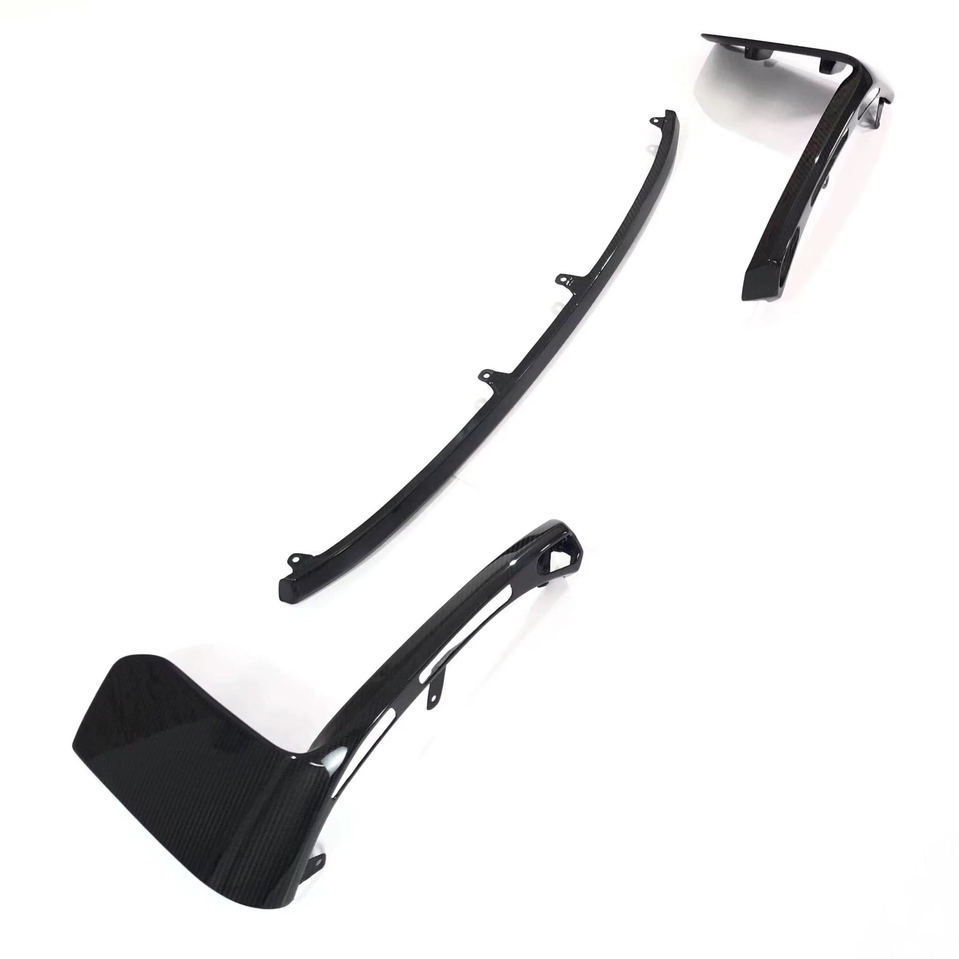 BMW M2 G87 – MP Style 3 - Piece Carbon Fiber Front Splitter Lip - Exotics Carbon Design