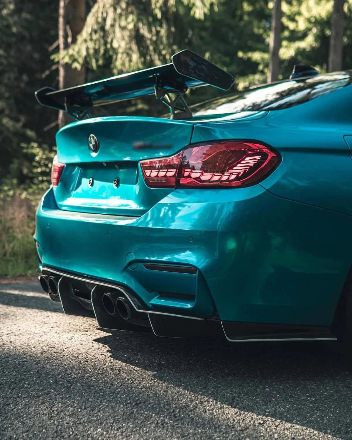 BMW M3 F80/M4 F82 - GTS Style Carbon Fiber Rear Wing - Exotics Carbon Design