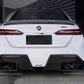 BMW M5 G90 - Carbon Fiber Rear Diffuser with Muffler Covers - Exotics Carbon Design
