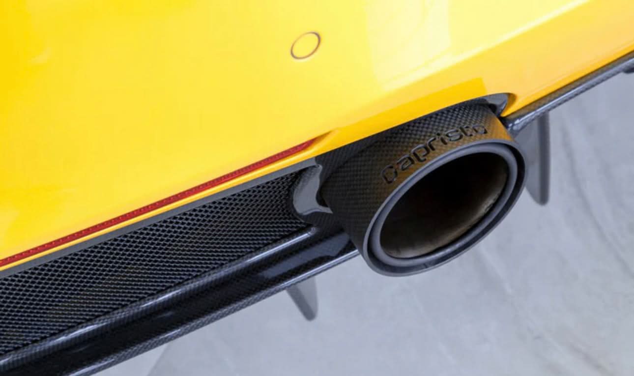 Capristo Race Carbon Fiber Exhaust Tips - Ferrari 488 - Exotics Carbon Design
