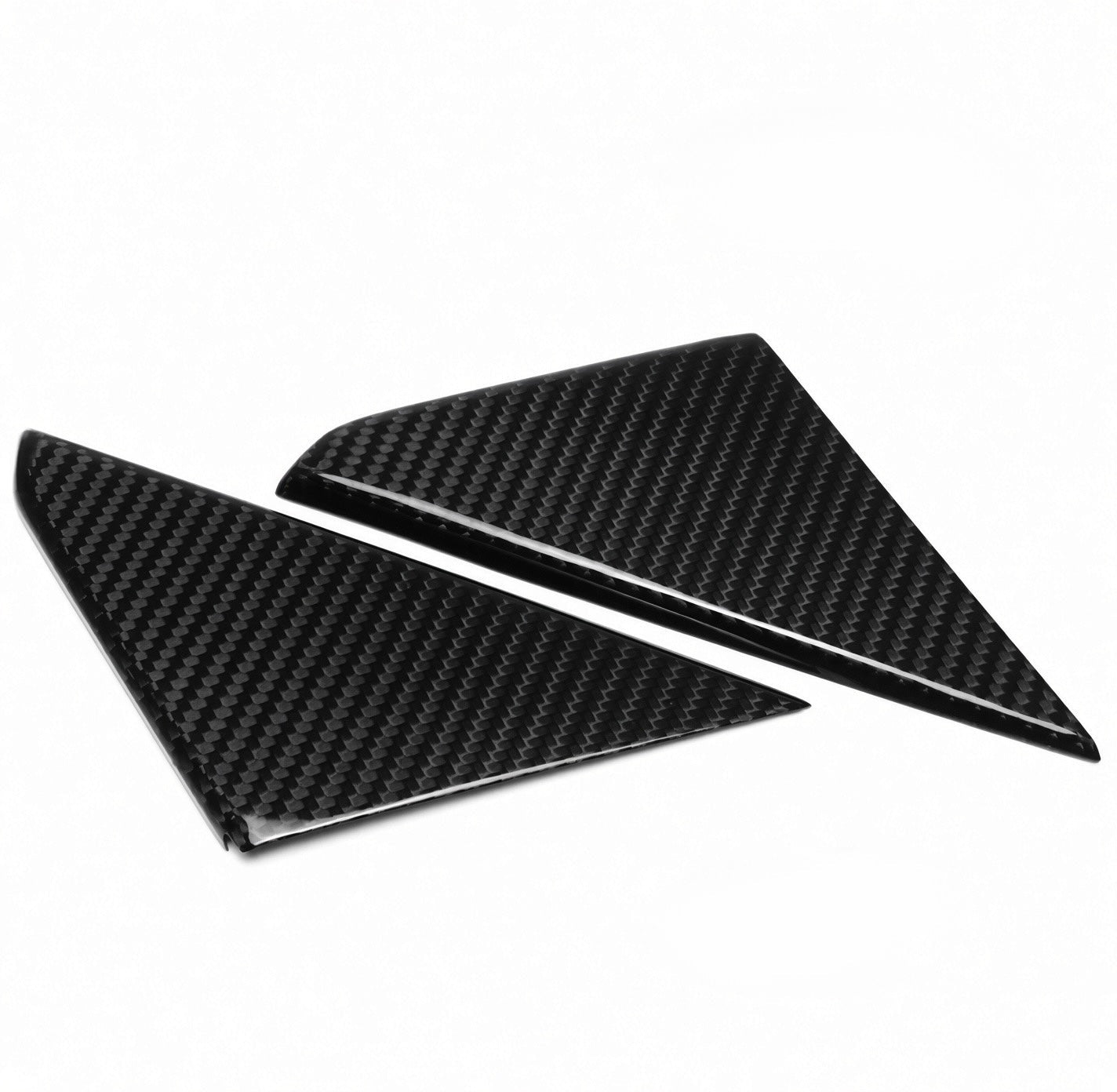 CARBON FIBER A-PILLAR WINDOW TRIANGLE TRIM – PORSCHE 911 992 TURBO - Exotics Carbon Design