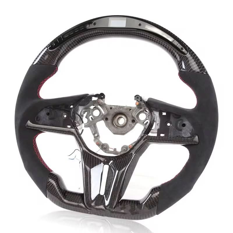 Carbon Fiber & Alcantara LED Steering Wheel - Nissan GT-R R35 (2017–2024) - Exotics Carbon Design