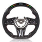 Carbon Fiber & Alcantara LED Steering Wheel - Nissan GT-R R35 (2017–2024) - Exotics Carbon Design