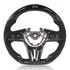 Carbon Fiber & Alcantara LED Steering Wheel - Nissan GT-R R35 (2017–2024) - Exotics Carbon Design