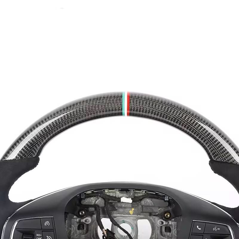Carbon Fiber & Alcantara Steering Wheel - Maserati Ghibli (2014–2022) - Exotics Carbon Design