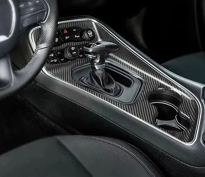 Carbon Fiber Center Control Panel Trim – Dodge Challenger 2015 - 2023 - Exotics Carbon Design