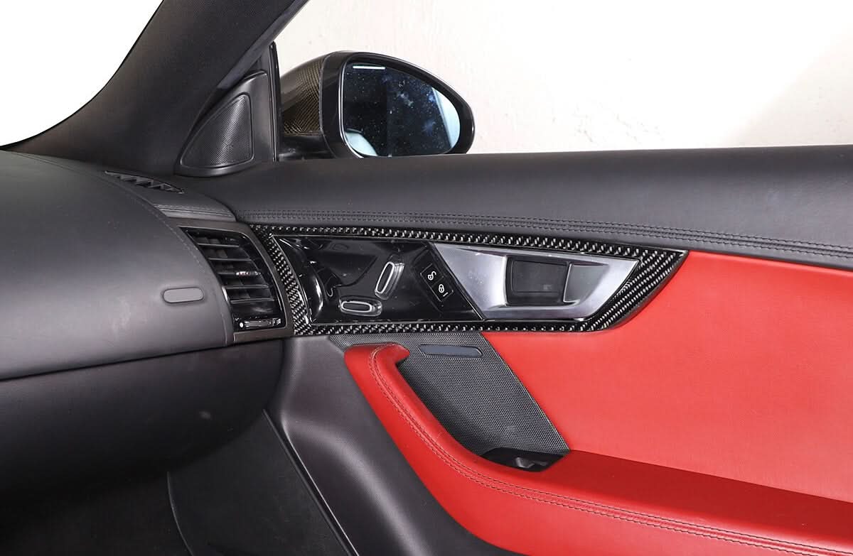 Carbon Fiber Door Handles – Jaguar F - Type (2013–2022) - Exotics Carbon Design