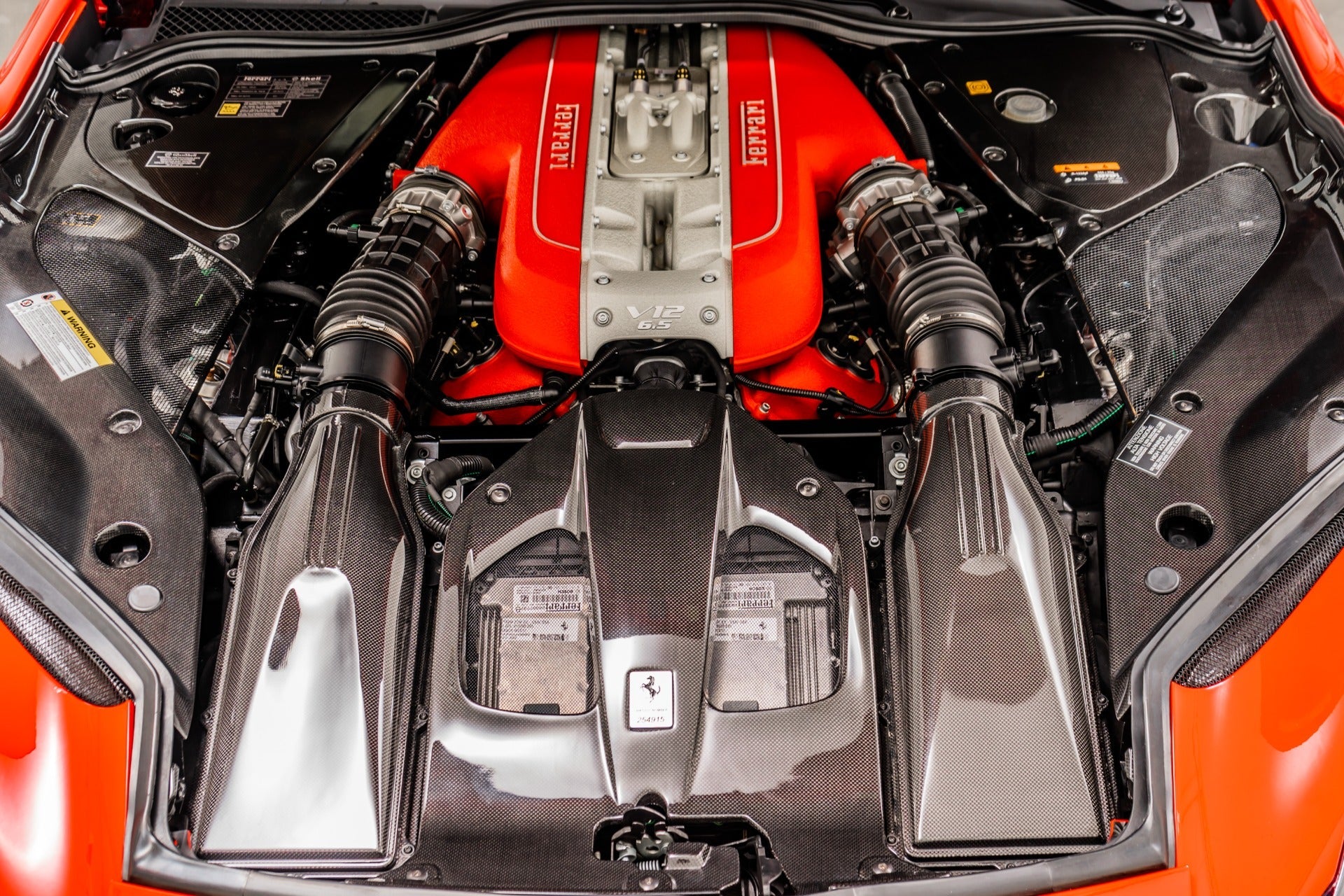 Carbon Fiber Engine Compartment Cover & Intake - Ferrari 812 - Exotics Carbon Design