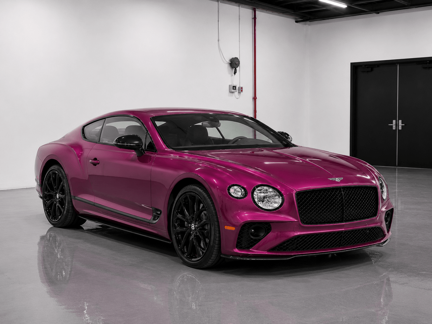 Carbon Fiber Front Lip - Bentley Continental GT (2019–2025) - Exotics Carbon Design