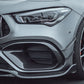 Carbon Fiber Front Vent Frame Trim – Mercedes - Benz CLA45 - Exotics Carbon Design