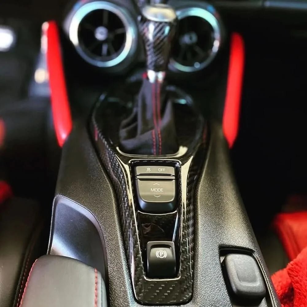Carbon Fiber Gear Shift Center Console – Chevrolet Camaro (2016–2024) - Exotics Carbon Design