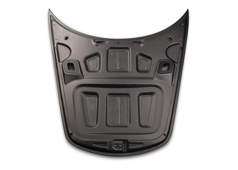 Carbon Fiber GT4 RS Style Front Hood - For Porsche 718 Cayman / Boxster (2017–2024) - Exotics Carbon Design