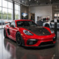 Carbon Fiber GT4 RS Style Front Hood - For Porsche 718 Cayman / Boxster (2017–2024) - Exotics Carbon Design