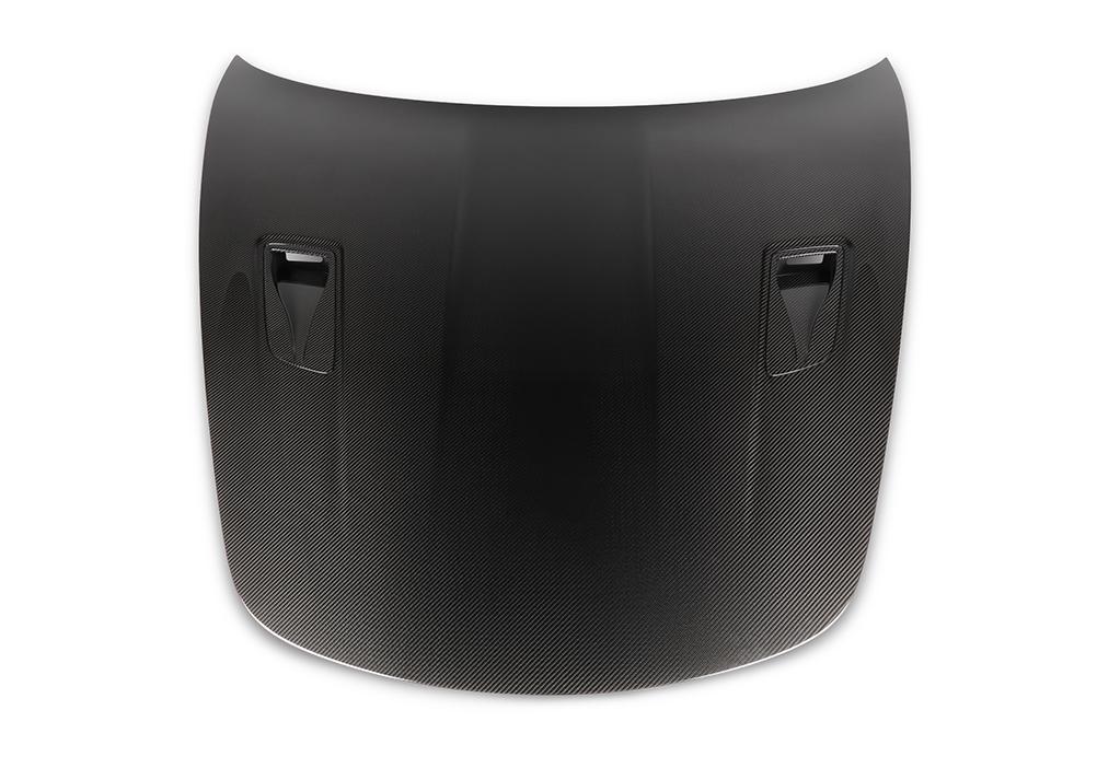 Carbon Fiber GT4 RS Style Front Hood - For Porsche 718 Cayman / Boxster (2017–2024) - Exotics Carbon Design
