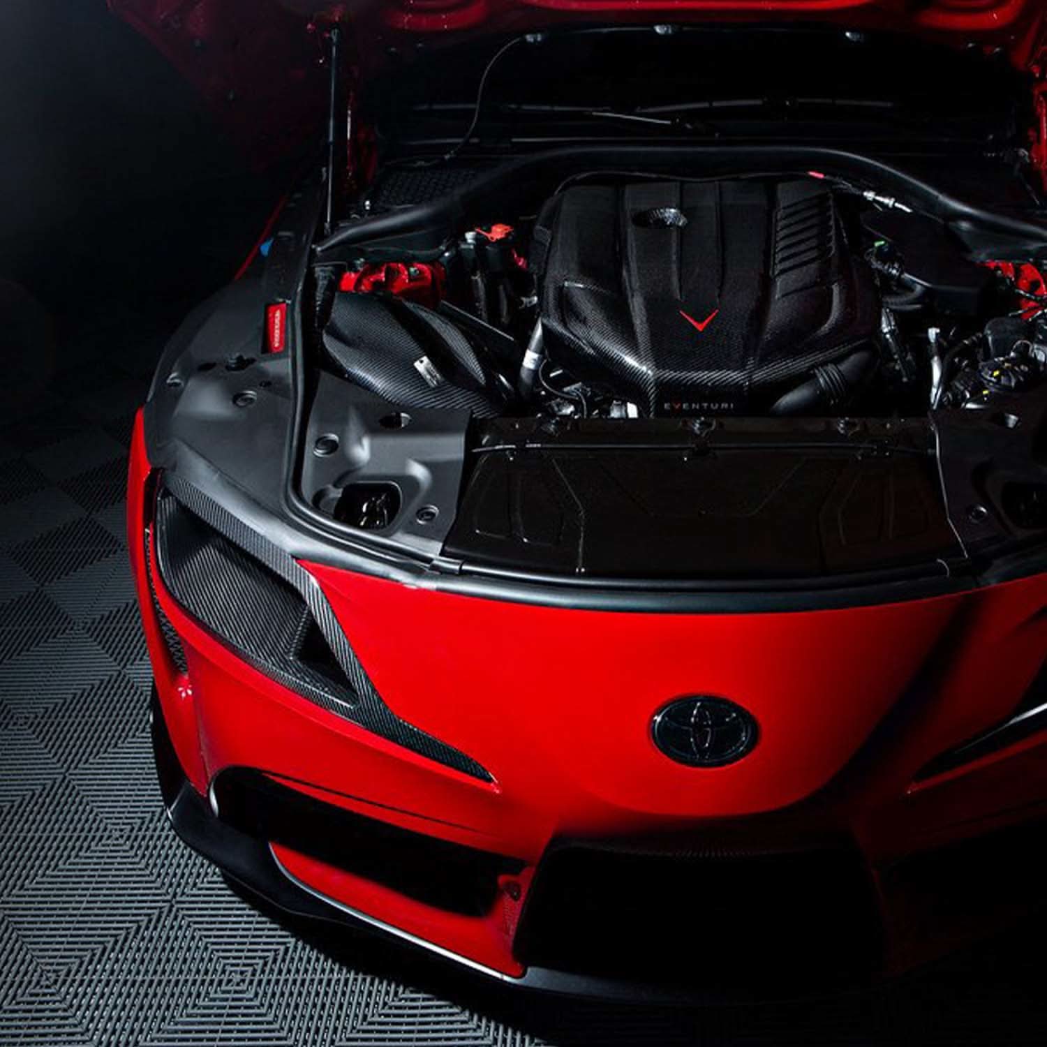 Carbon Fiber Headlight Intake Trim - Toyota Supra A90 / A91 (2020+) - Exotics Carbon Design