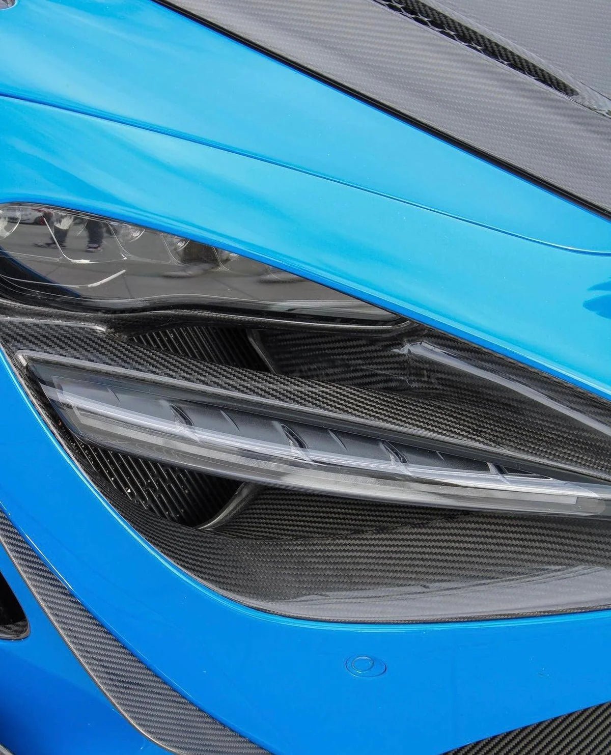 Carbon Fiber Headlight Trim – McLaren 720S (2017–2023) - Exotics Carbon Design