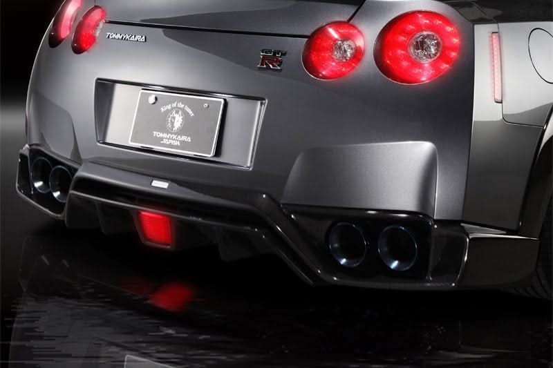 Carbon Fiber Race - Style Rear Diffuser – Nissan GT - R R35 (2009–2016) - Exotics Carbon Design