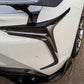 Carbon Fiber Rear Bumper Canards - Lexus LC 500 (2018–2024) - Exotics Carbon Design