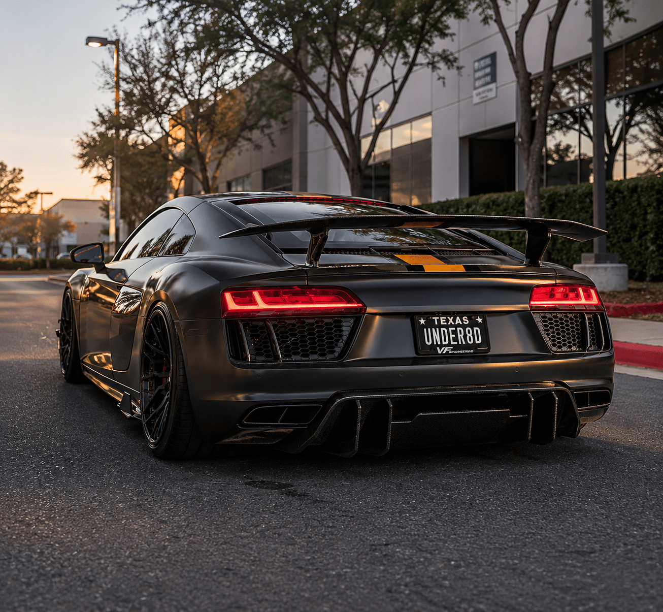 Carbon Fiber Rear Diffuser – Audi R8 V10 Gen 2 (2016-2019) - Exotics Carbon Design