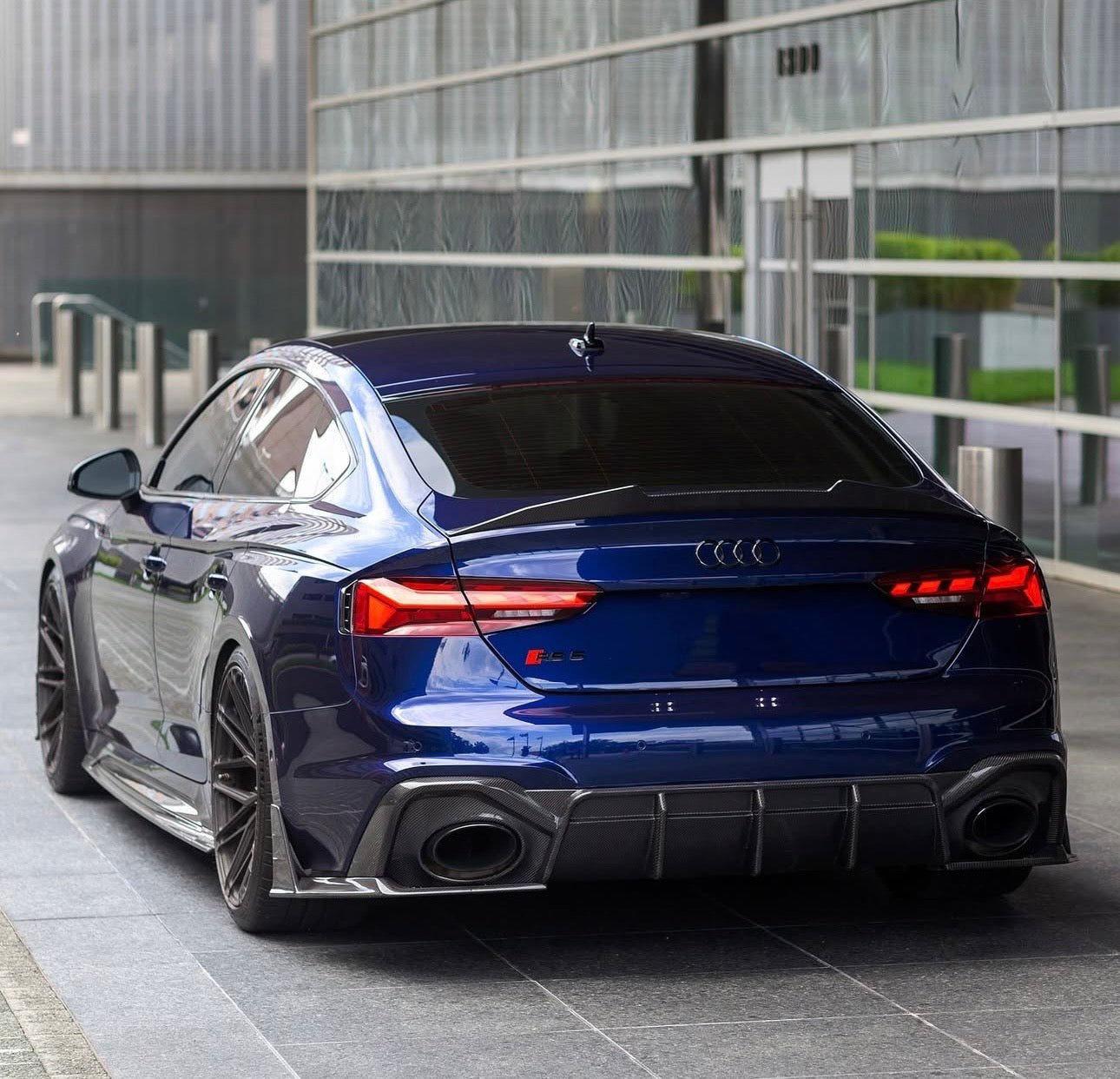 Carbon Fiber Rear Diffuser - Audi RS5 2020+ - Exotics Carbon Design