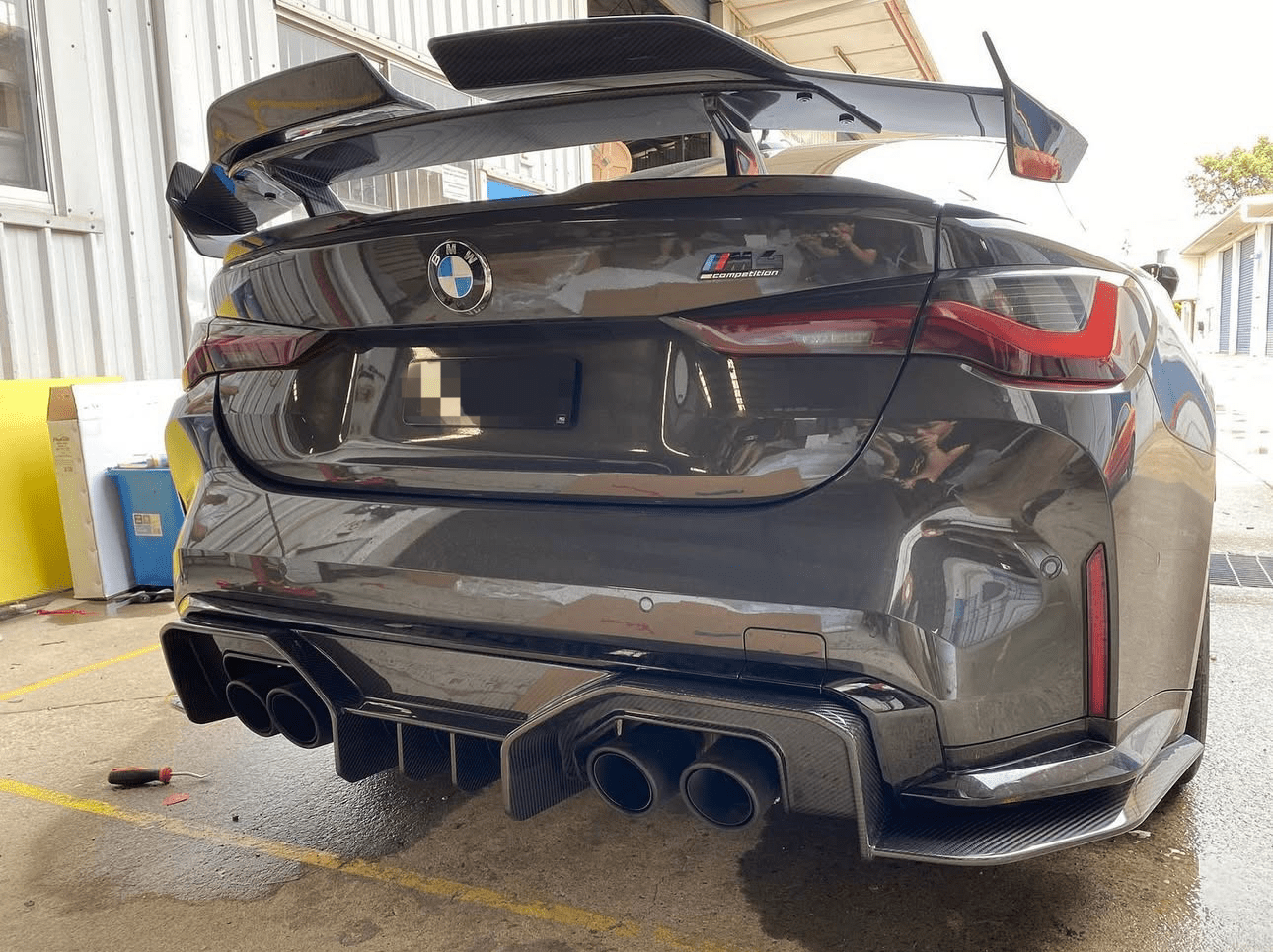 Carbon Fiber Rear Diffuser - BMW M4 G82 (2021+) - Exotics Carbon Design