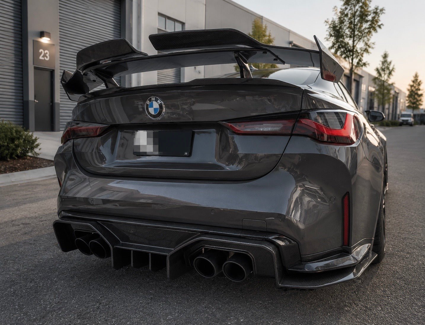 Carbon Fiber Rear Diffuser - BMW M4 G82 (2021+) - Exotics Carbon Design