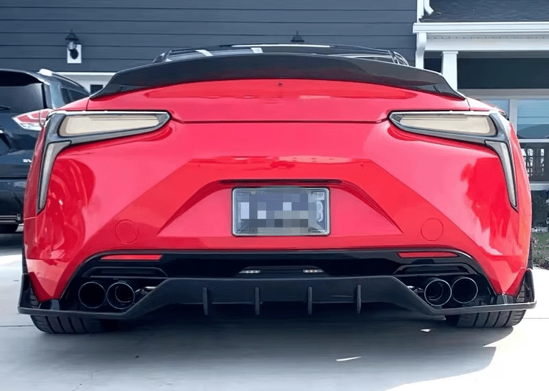 Carbon Fiber Rear Diffuser Custom Aero Styling – Lexus LC 500 (2017–2024) - Exotics Carbon Design