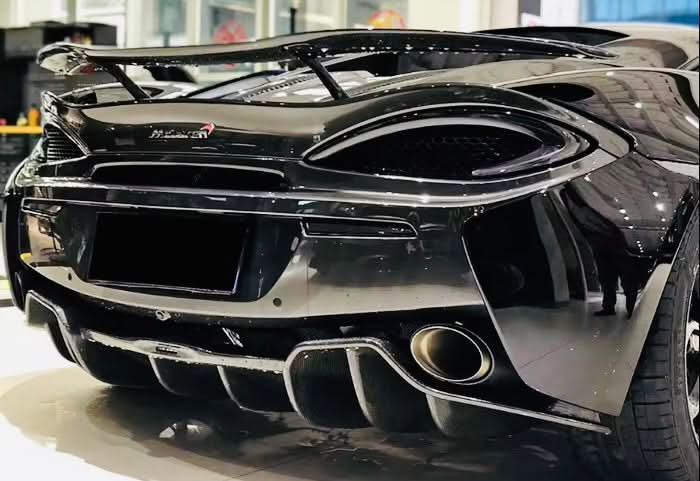 Carbon Fiber Rear Diffuser - McLaren 540C / 570S / 570GT - Exotics Carbon Design
