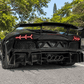 Carbon Fiber Rear Diffuser with fins - Lamborghini Aventador LP700 - Exotics Carbon Design