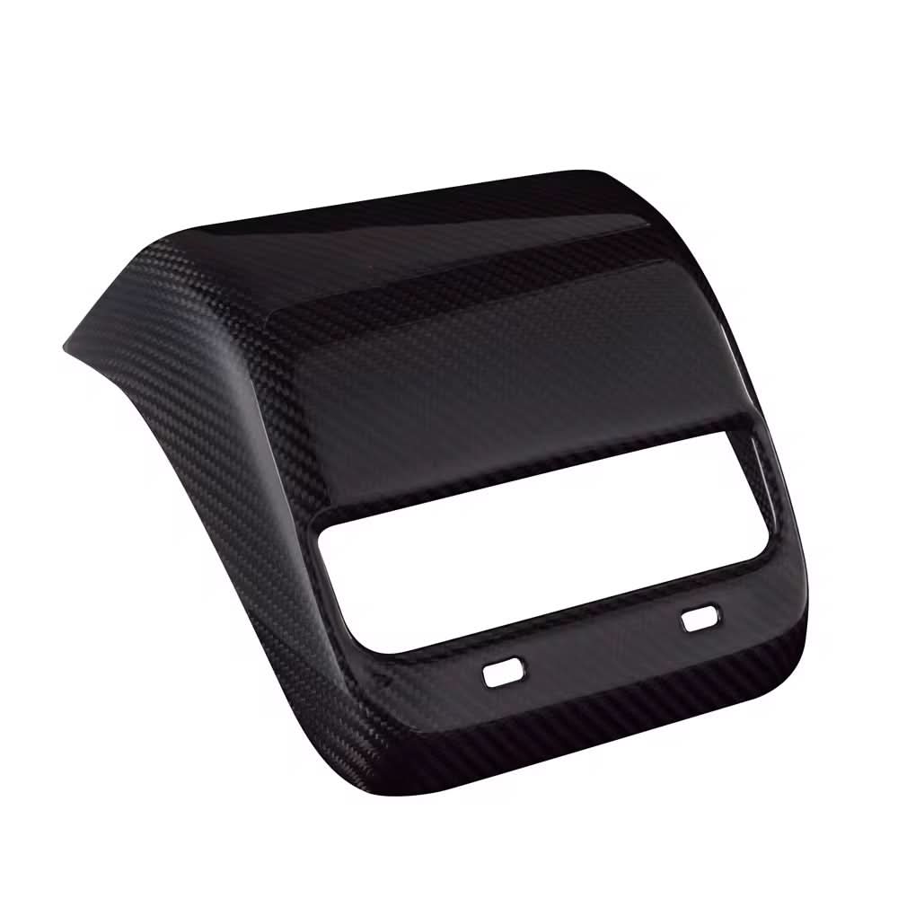 Carbon Fiber Rear Seat Vent Cover Upgrade – Tesla Model 3/Y (2017–2023) - Exotics Carbon Design