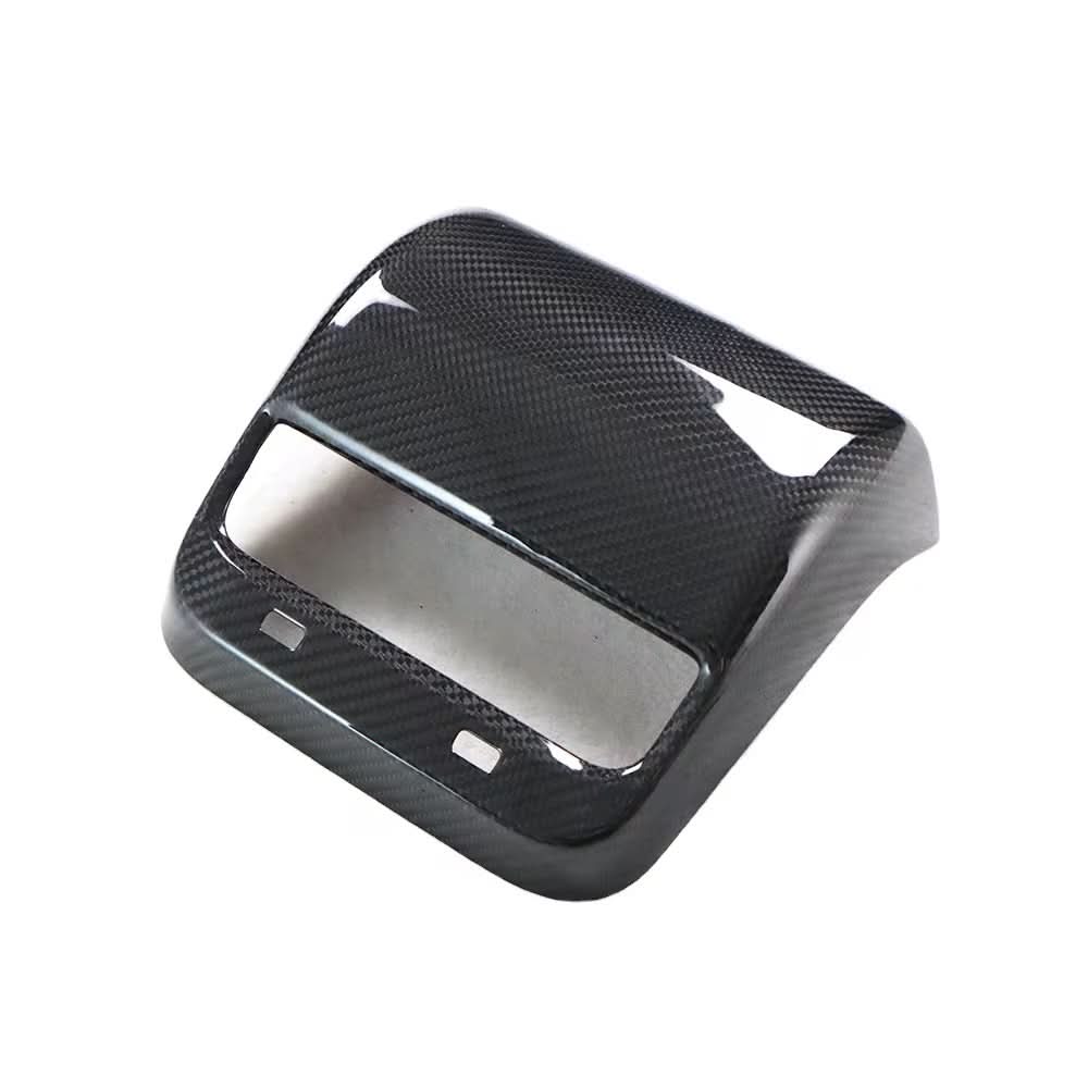 Carbon Fiber Rear Seat Vent Cover Upgrade – Tesla Model 3/Y (2017–2023) - Exotics Carbon Design