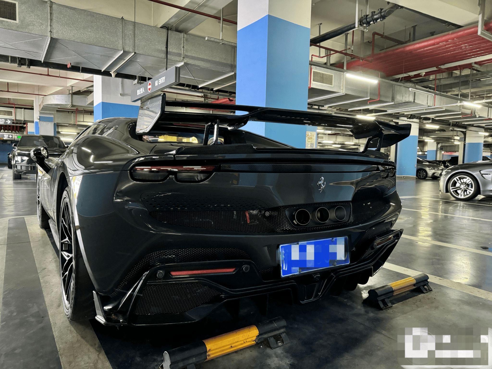 Carbon Fiber Rear Spoiler – Ferrari 296 GTB - Exotics Carbon Design