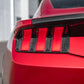 Carbon Fiber Rear Taillight Cover Trim - Ford Mustang (2024+) - Exotics Carbon Design