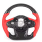 Carbon Fiber & Red Leather Steering Wheel - Toyota GR Supra A90 / A91 (2020–2025) - Exotics Carbon Design