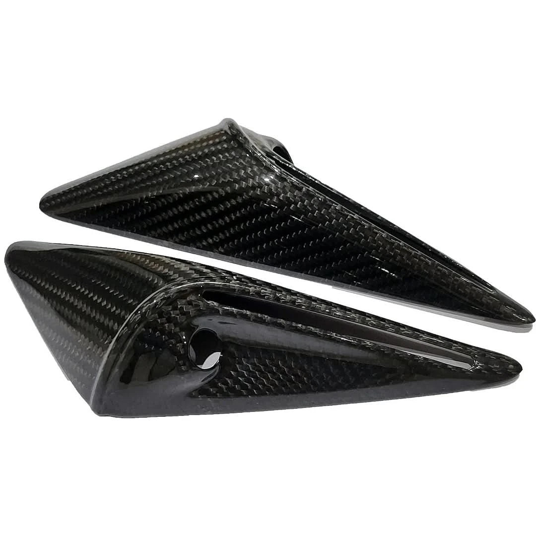 Carbon Fiber Side Camera Covers – Tesla Model 3, Y, S, X - Exotics Carbon Design