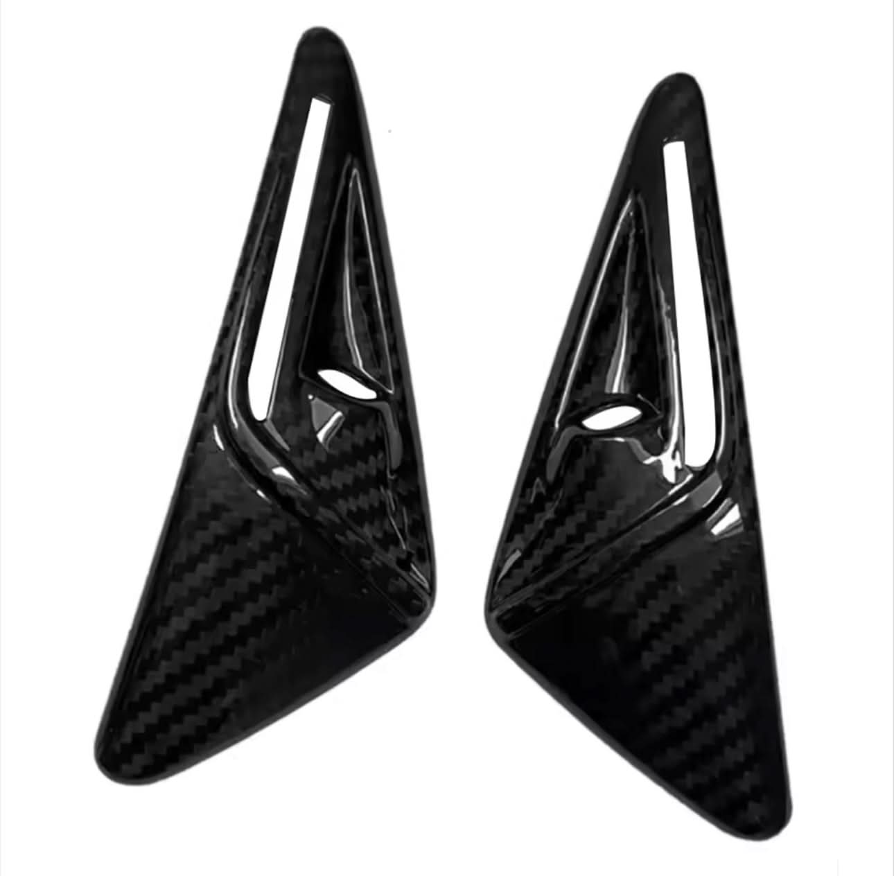 Carbon Fiber Side Camera Covers – Tesla Model 3, Y, S, X - Exotics Carbon Design