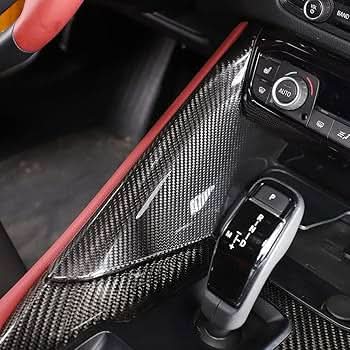 Carbon Fiber Side Gear Panel Interior Trim - Toyota GR Supra A90/A91 - Exotics Carbon Design