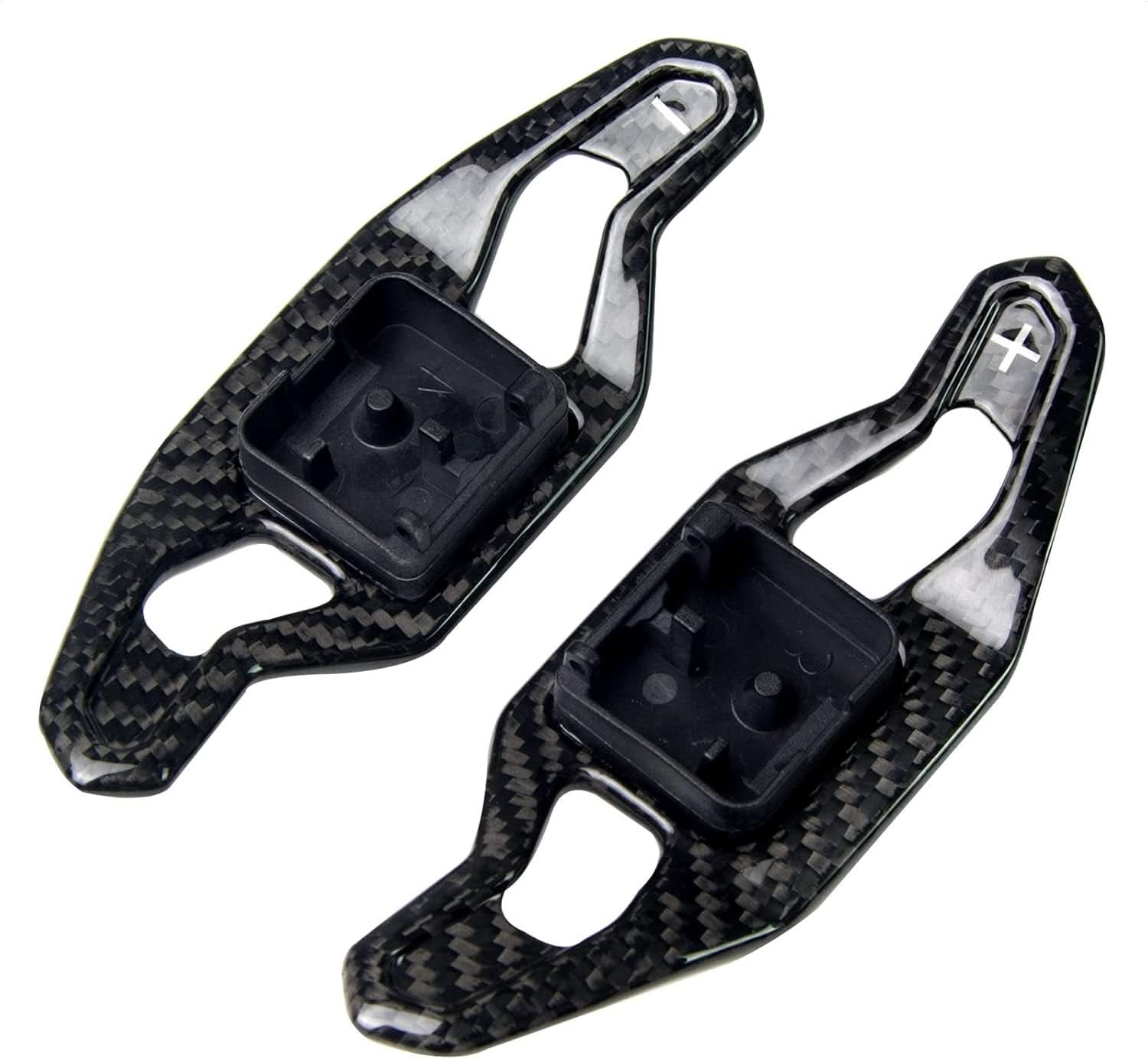 Carbon Fiber Steering Paddle Shifter Extensions – Compatible with Audi A3 / S3 / RS3 / A4 / S4 / RS4 / A5 / S5 / RS5 - Exotics Carbon Design