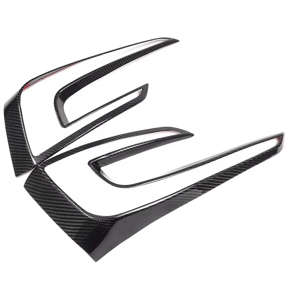 Carbon Fiber Tail Light Frame (2PCS) Rear Accent Upgrade – Tesla Model 3 Highland 2024+ - Exotics Carbon Design