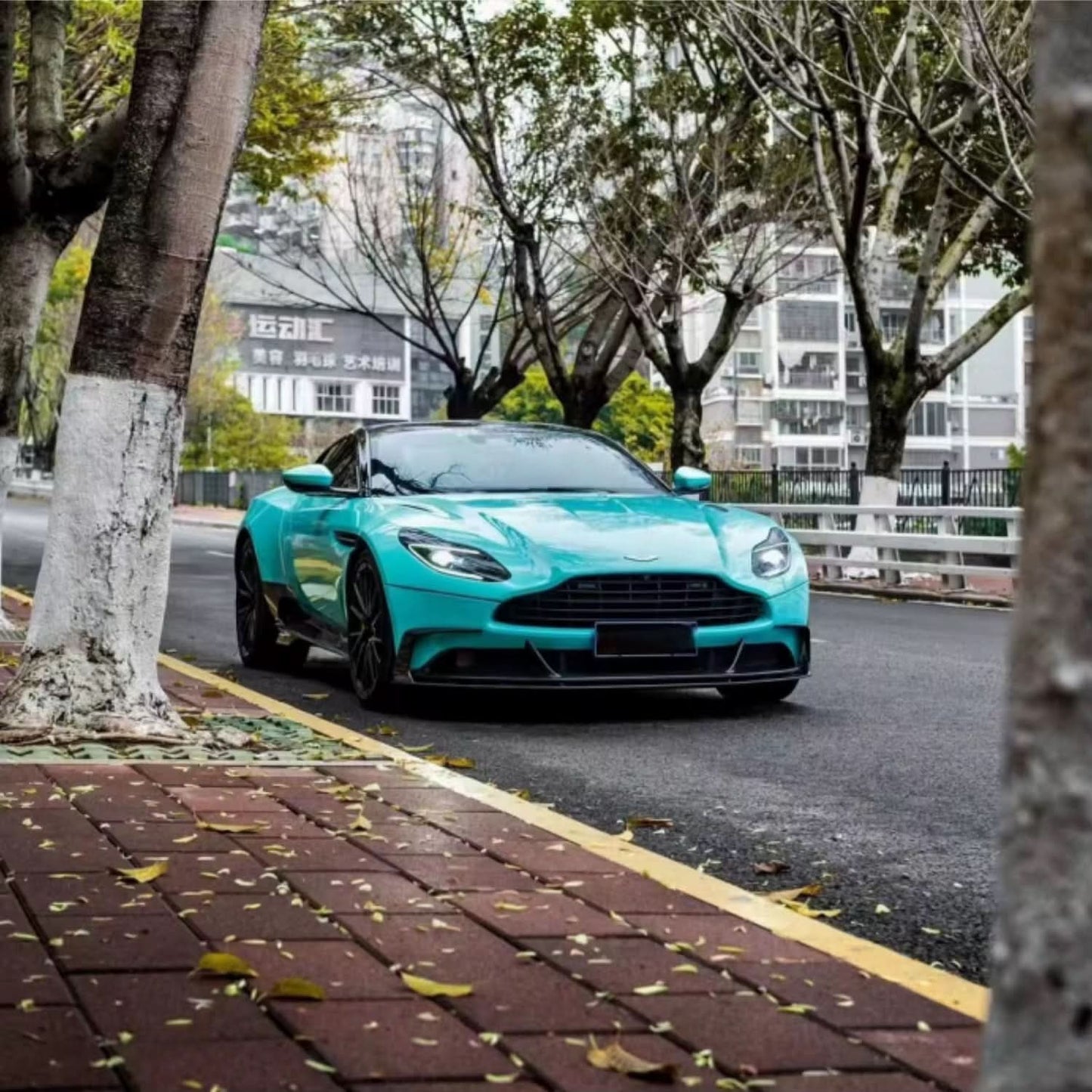 Carbon Fiber Upper Front Lip – Aston Martin DB11 - Exotics Carbon Design